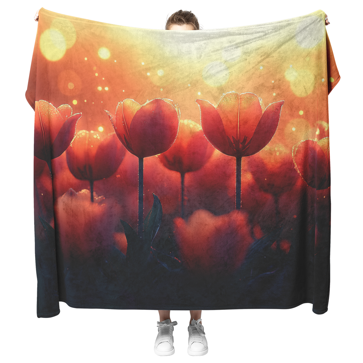 Field_of_Glowing_Tulips_in_Red_Yellow_an_H_Blanket_Model_Mockup.png