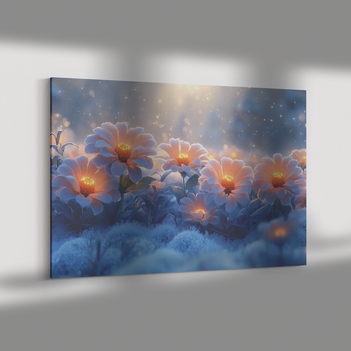 Frost_Covered_Glowing_Zinnias_Surrounded_H_Rectangle_Dramatic_Shadow_Mockup.png