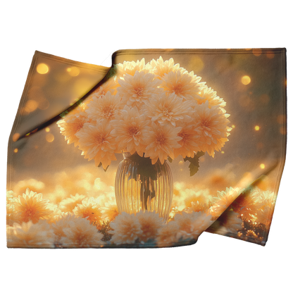Glowing_Blue_Poppy_on_Water_with_Golden__H_Blanket_Top_Bottom_Folds_Mockup.png