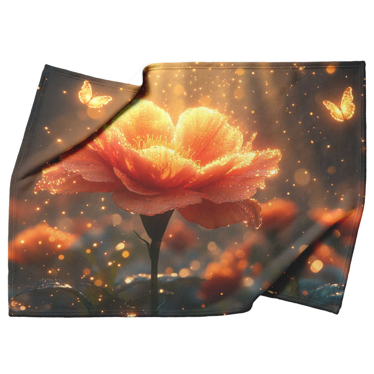 Glowing_Carnation_with_Dewdrops_Butterfl_H_Blanket_Top_Bottom_Folds_Mockup.png