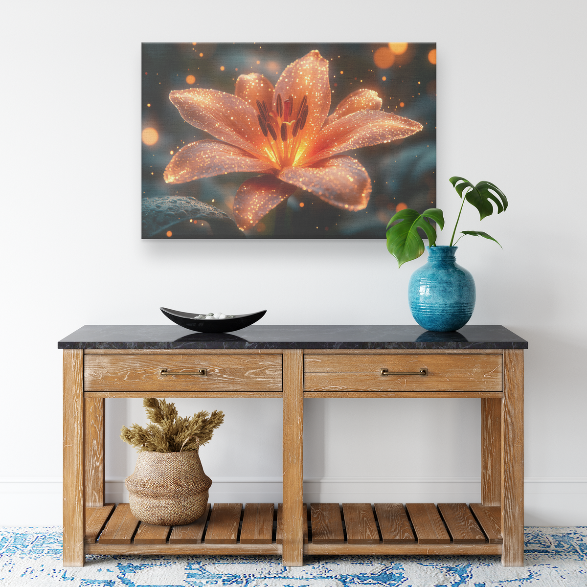Glowing_Lily_with_Dewdrops_on_Petals_Sur_H_Rectangle_Smaller_Lifestyle_Mockup.png