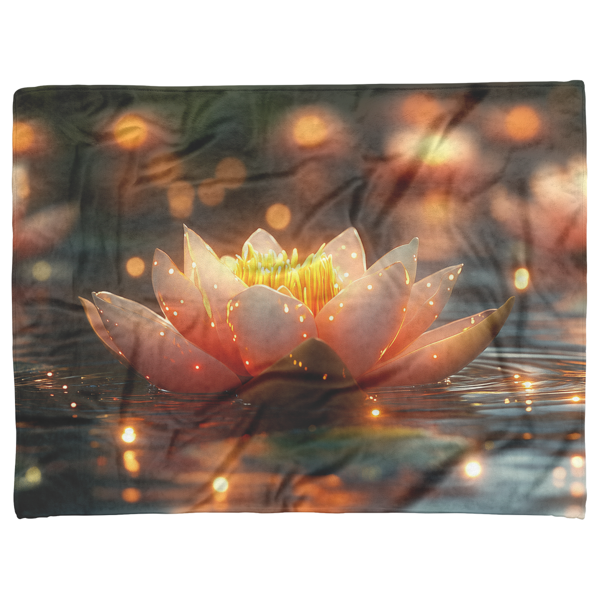 Glowing_Lotus_Petals_on_Pond_with_Golden_H_Blanket_AS_Flat_Mockup.png