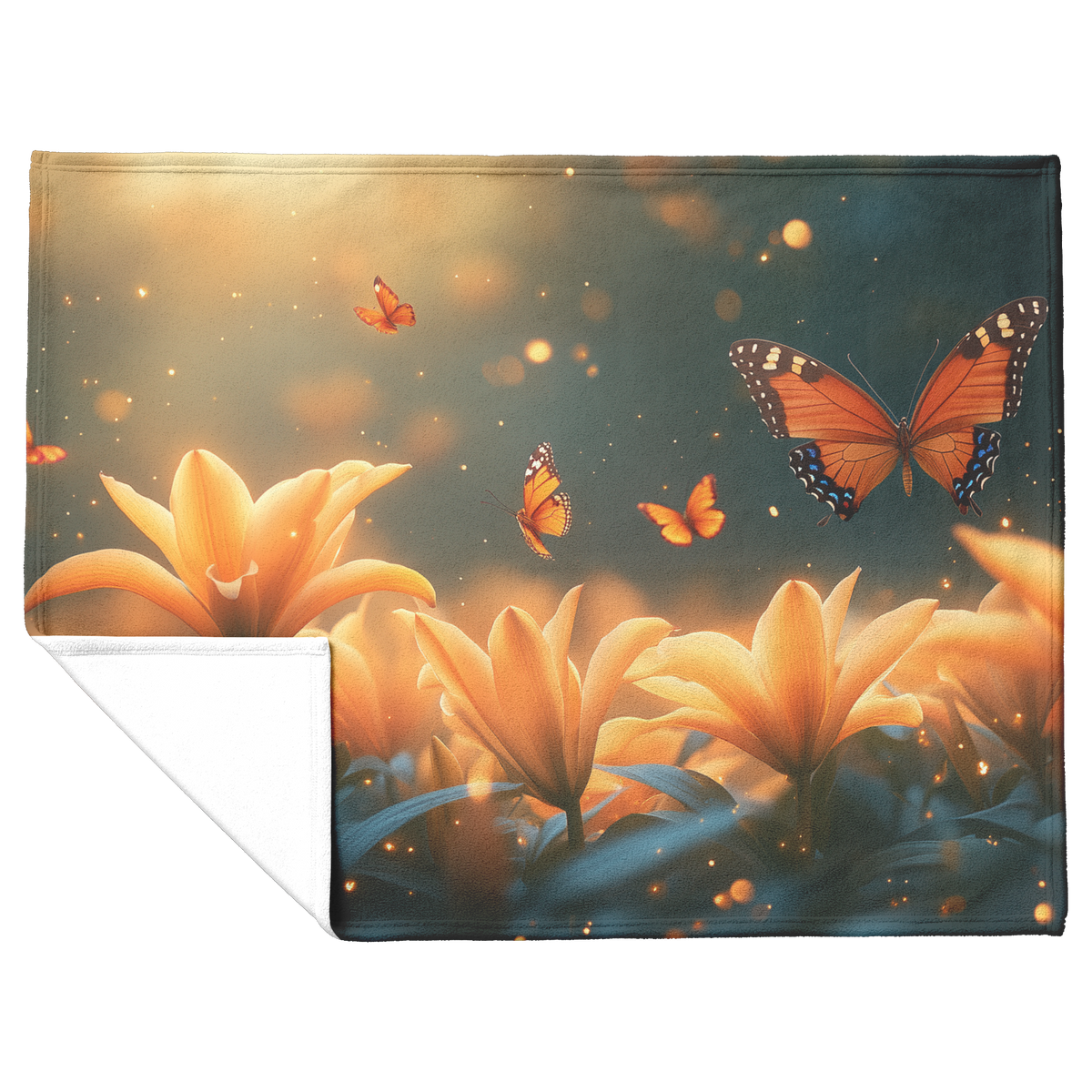 Glowing_Orange_and_Yellow_Lily_Garden_wi_H_Blanket_Flat_Fold_Mockup.png