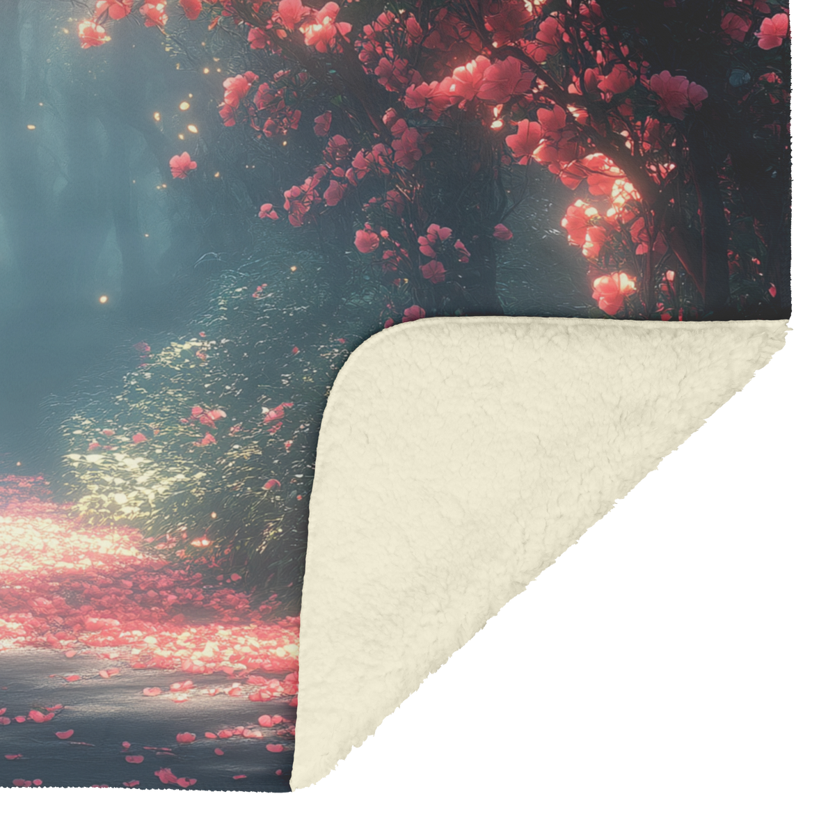 Glowing_Pink_Camellias_Under_Archway_wit_H_Blanket_Sherpa_Mockup.png