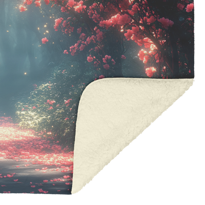 Glowing_Pink_Camellias_Under_Archway_wit_H_Blanket_Sherpa_Mockup.png