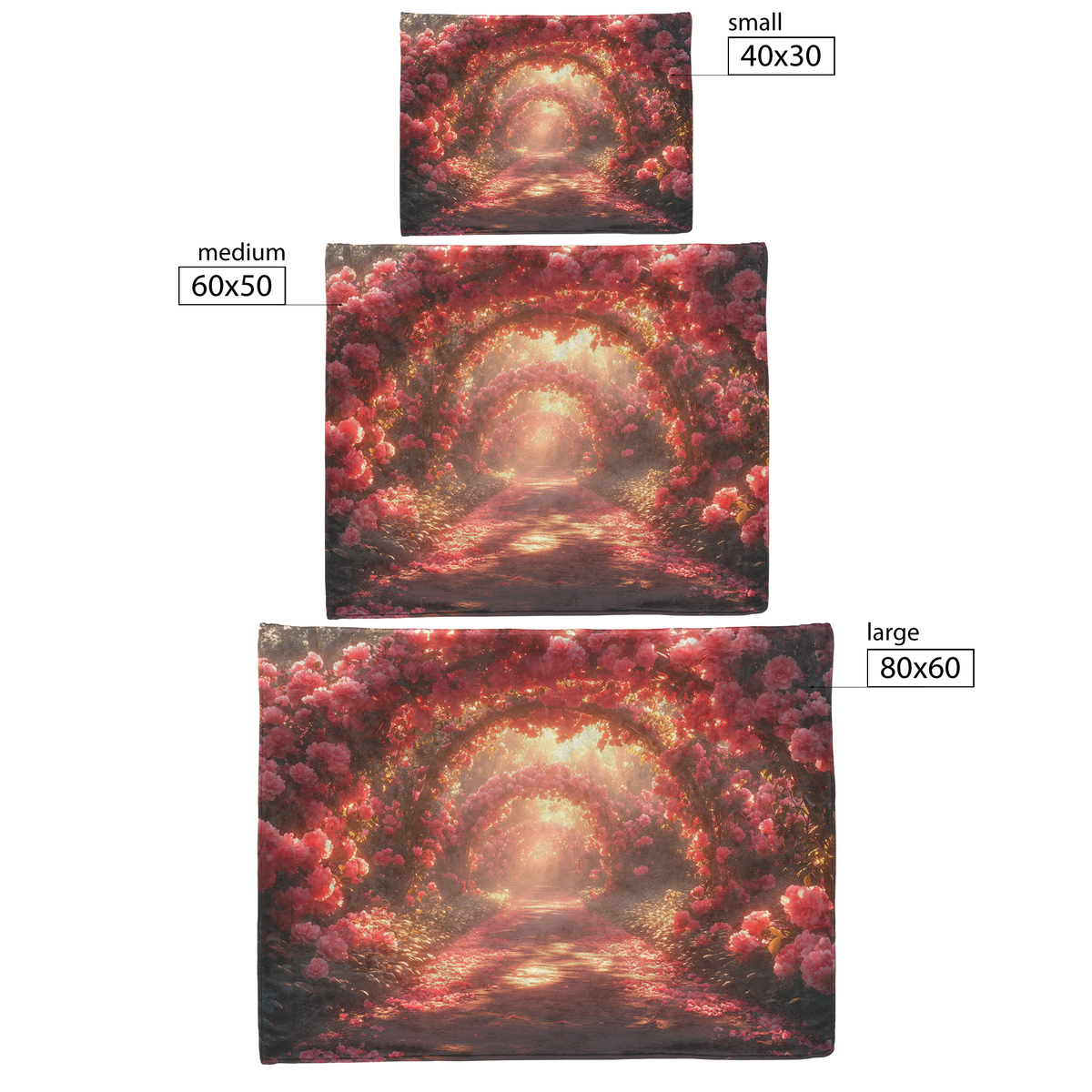 Glowing_Pink_Camellias_Under_Archway_wit_H_Blanket_Size_Options_Mockup.png