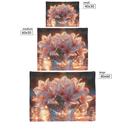 Glowing_Pink_and_White_Lilies_in_Crystal_H_Blanket_Size_Options_Mockup.png