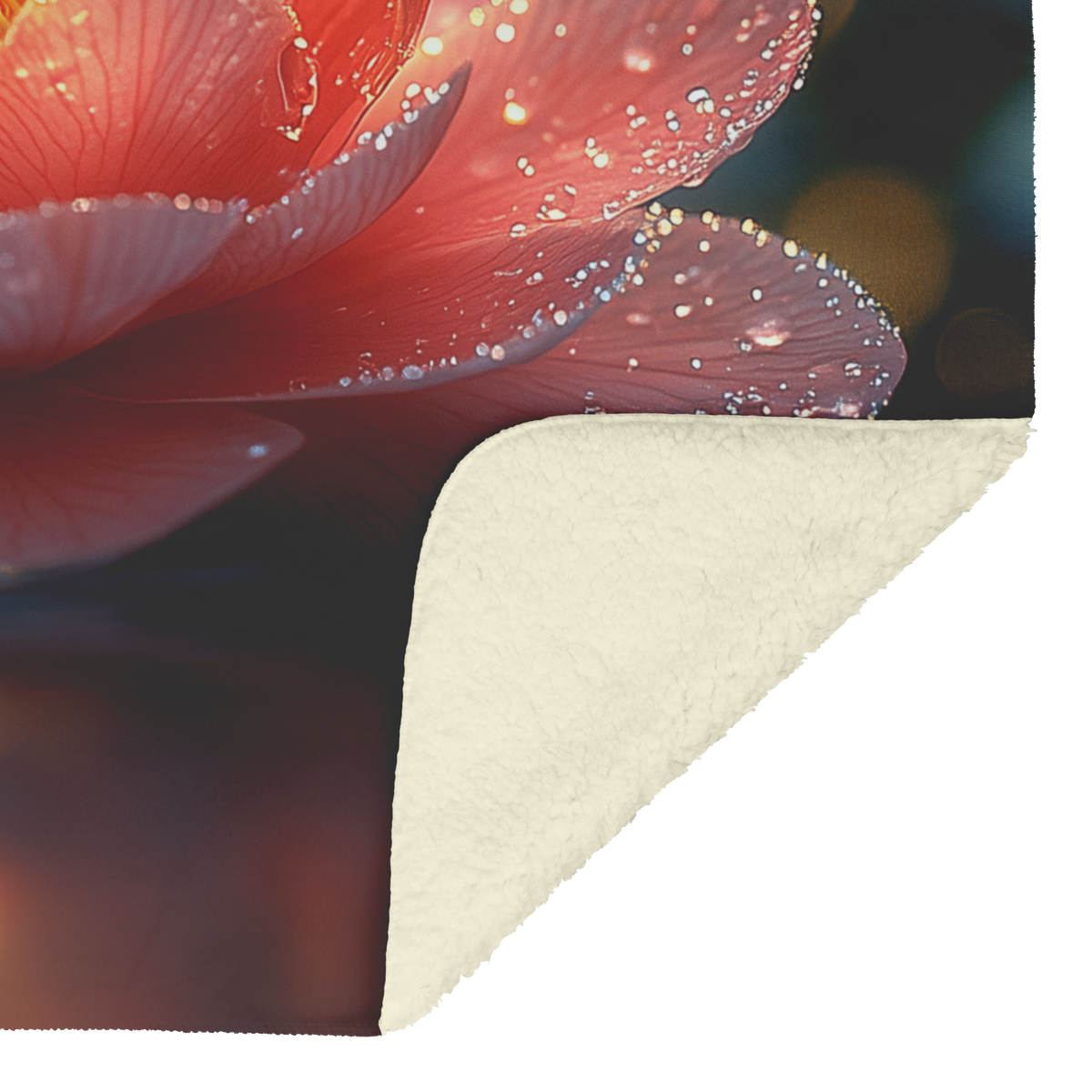 Glowing_Red_Camellia_with_Dewdrops_Rippl_H_Blanket_Sherpa_Mockup.png