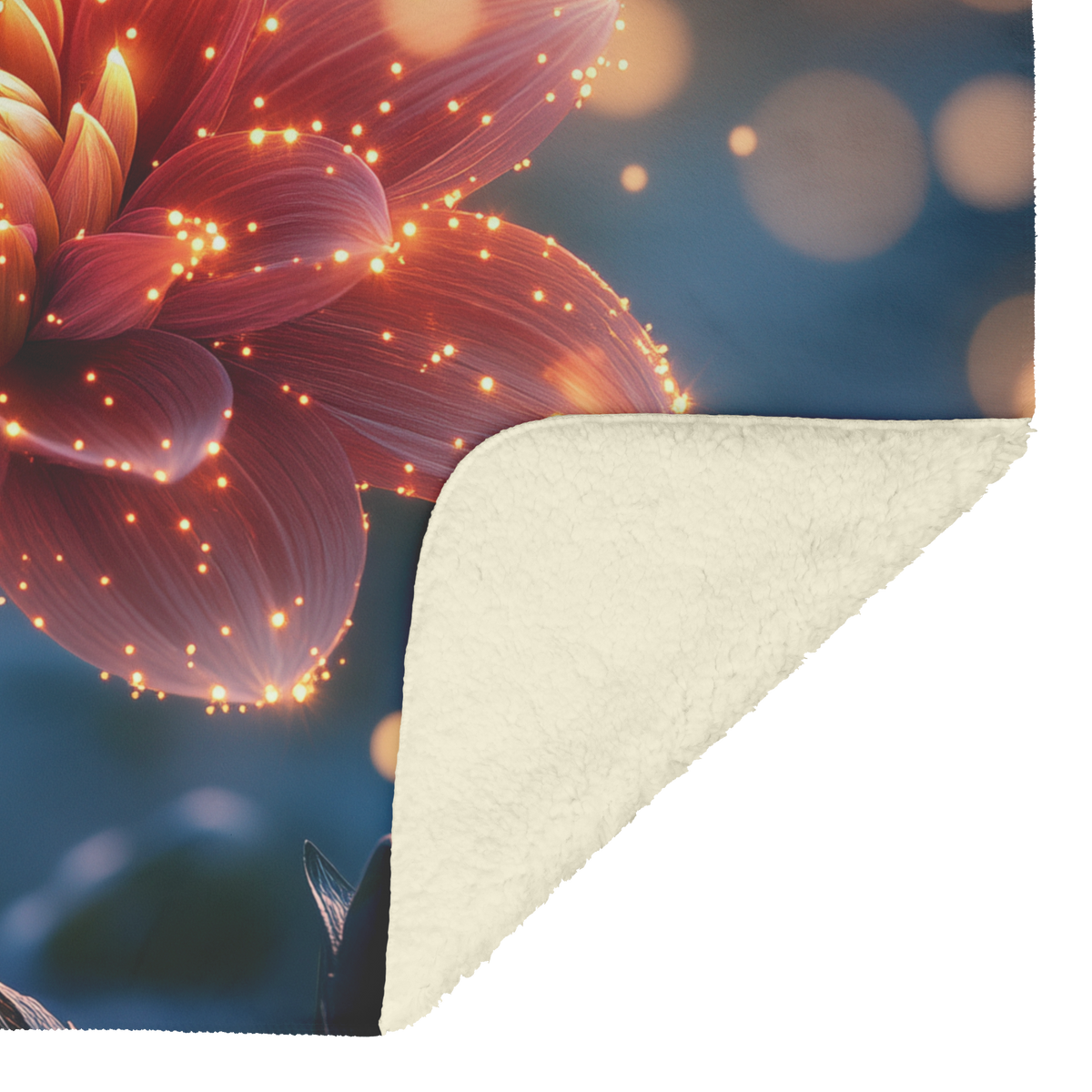 Glowing_Red_Dahlia_in_Misty_Garden_with__H_Blanket_Sherpa_Mockup.png