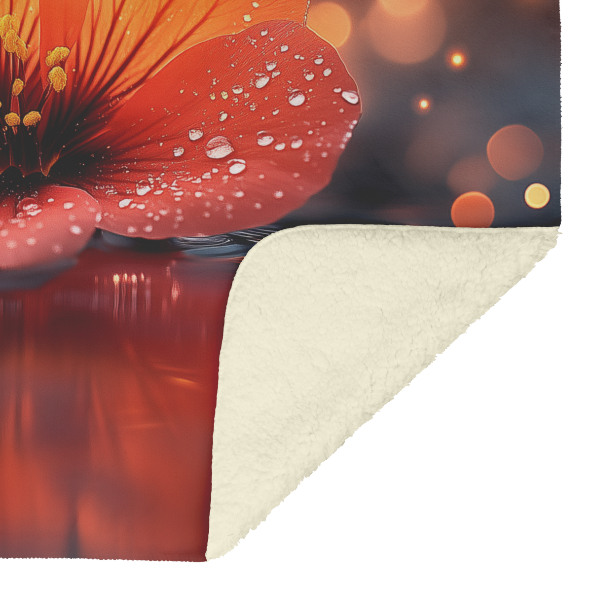 Glowing_Red_Geranium_with_Dewdrops_Mist__H_Blanket_Sherpa_Mockup.png
