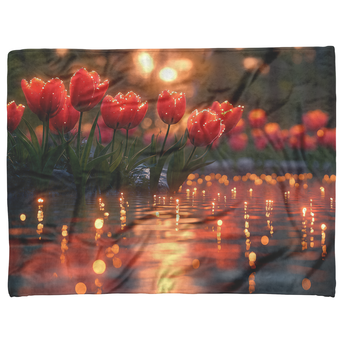 Glowing_Red_Tulips_by_Clear_Pond_with_Go_H_Blanket_AS_Flat_Mockup.png