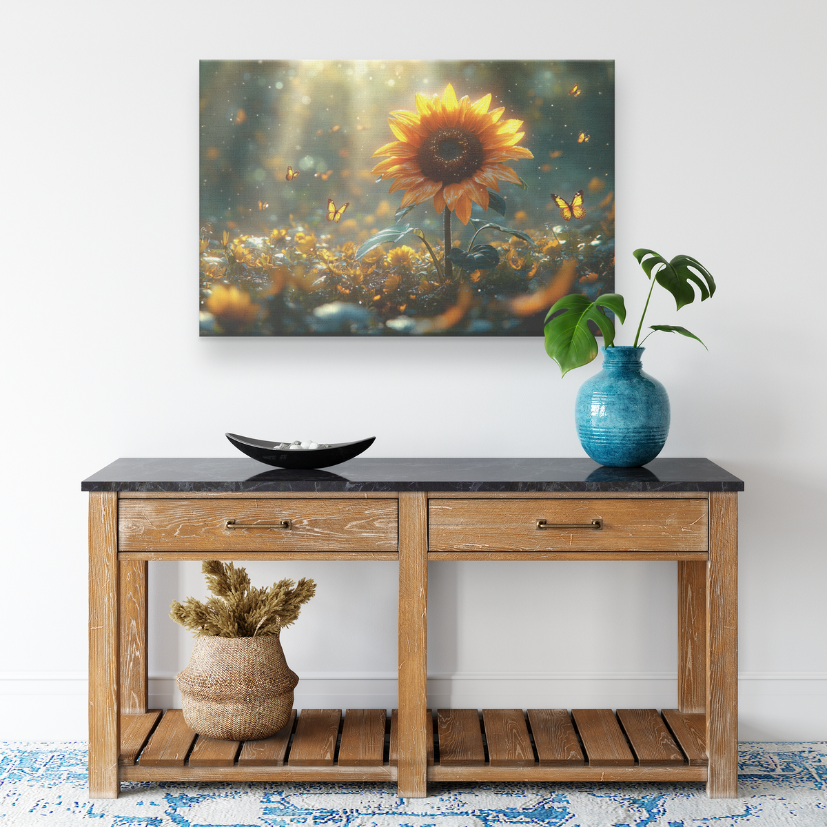 Glowing_Sunflower_with_Golden_Butterflie_H_Rectangle_Smaller_Lifestyle_Mockup.png