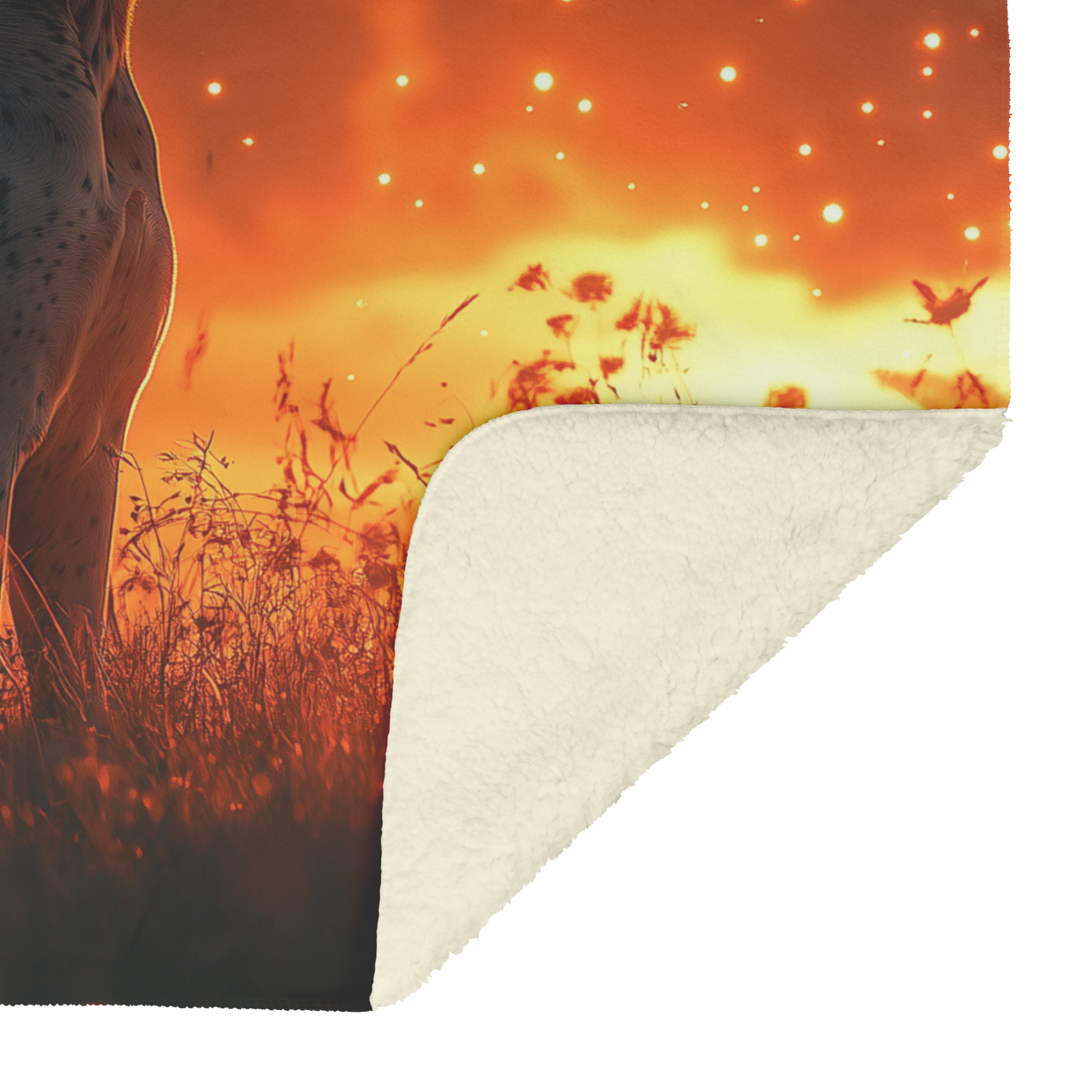 Great_Dane_Silhouetted_on_Glowing_Hillto_H_Blanket_Sherpa_Mockup.png