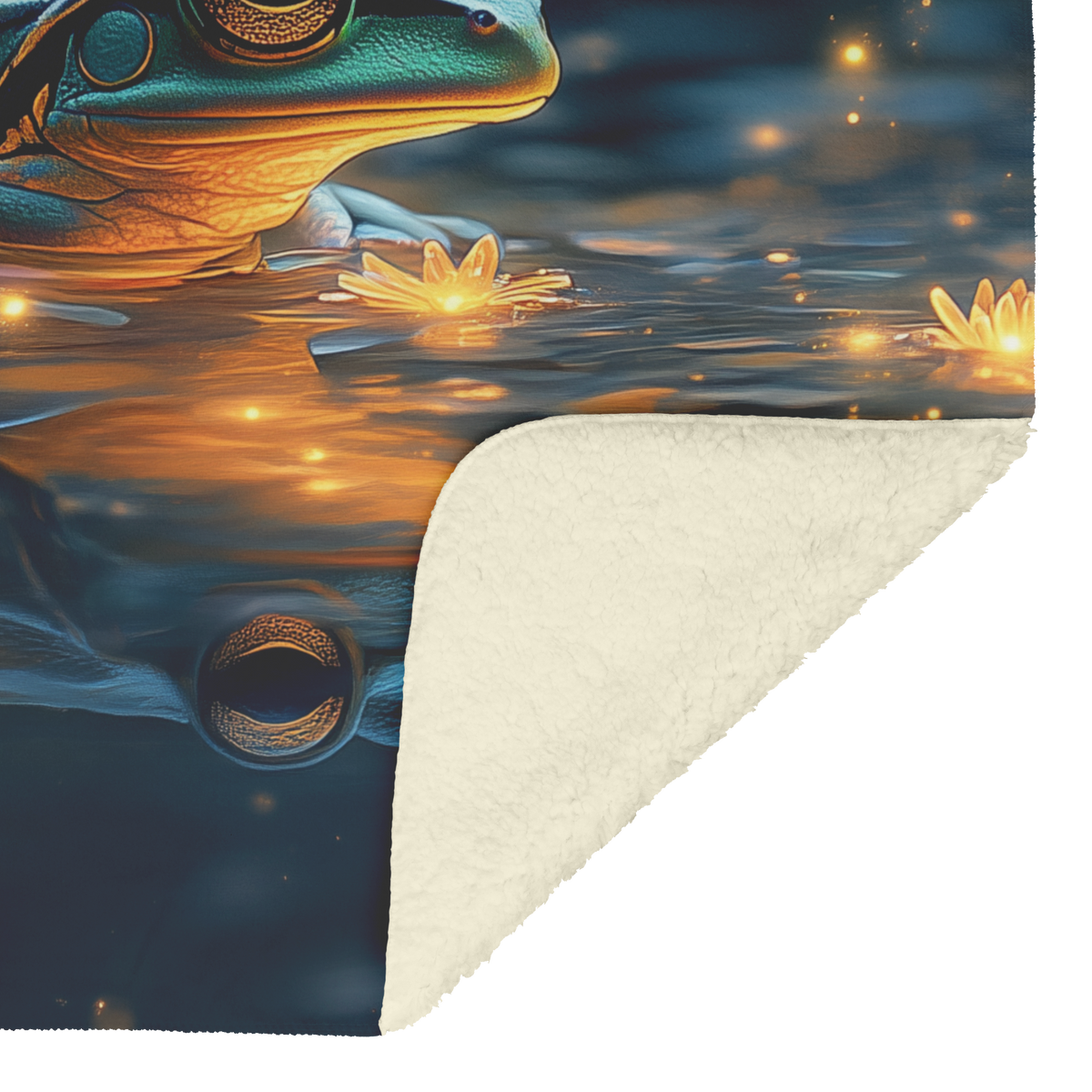 Green_Poison_Dart_Frog_by_Glowing_Pond_w_H_Blanket_Sherpa_Mockup.png