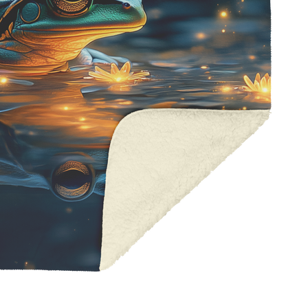 Green_Poison_Dart_Frog_by_Glowing_Pond_w_H_Blanket_Sherpa_Mockup.png