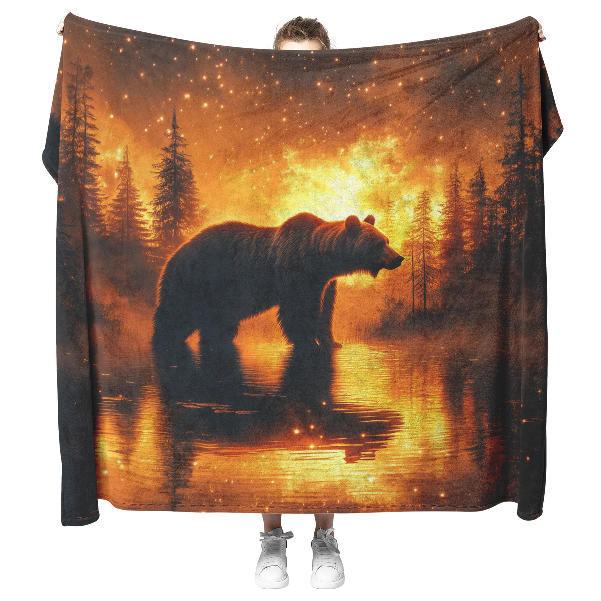 Grizzly_Bear_Silhouetted_Against_a_Glowi_H_Blanket_Model_Mockup.png
