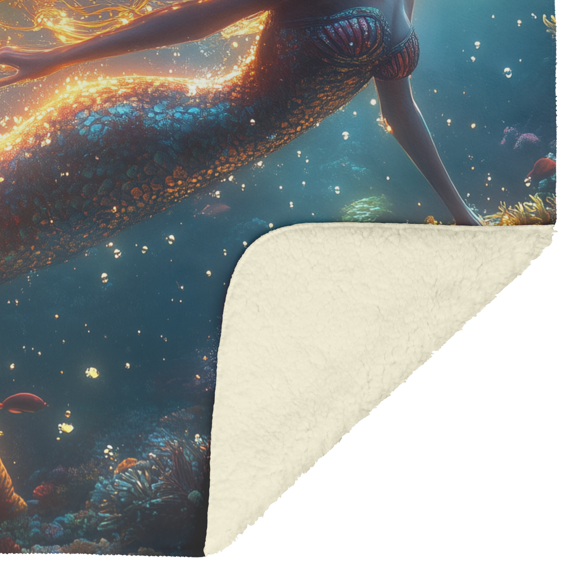 Mermaid_with_Iridescent_Hair_Swimming_Th_H_Blanket_Sherpa_Mockup.png