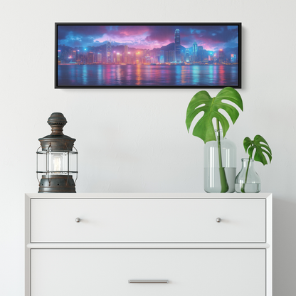 Nighttime_Skyline_of_Hong_Kong_Glowing_C_Framed_Canvas_H_Panoramic_Small_Lifesty_Mockup.png