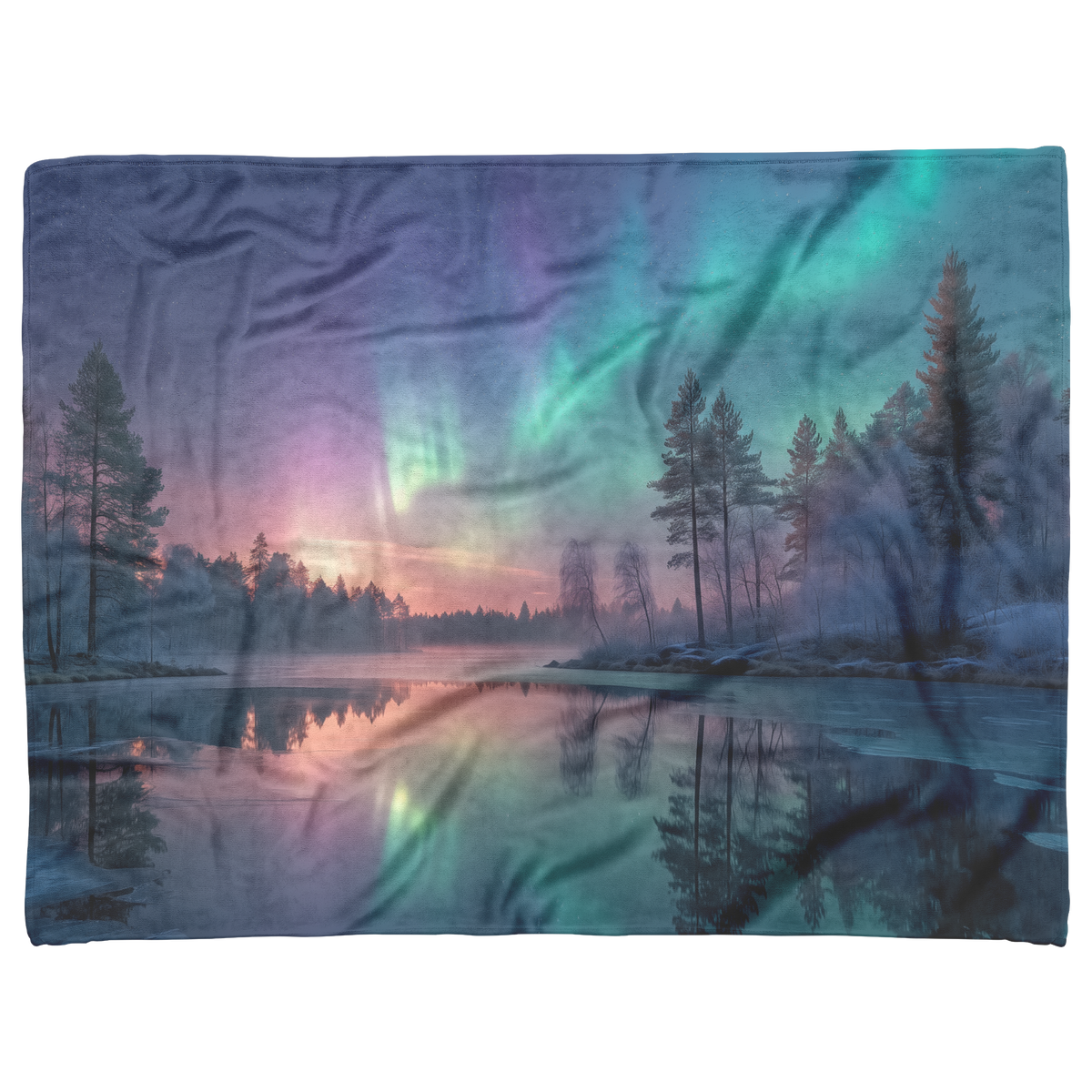 Northern_Lights_Reflecting_Over_Frozen_L_H_Blanket_AS_Flat_Mockup.png