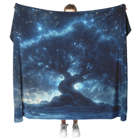 Old_Tjikko_Tree_with_Moonlight_Snowflake_H_Blanket_Model_Mockup.png