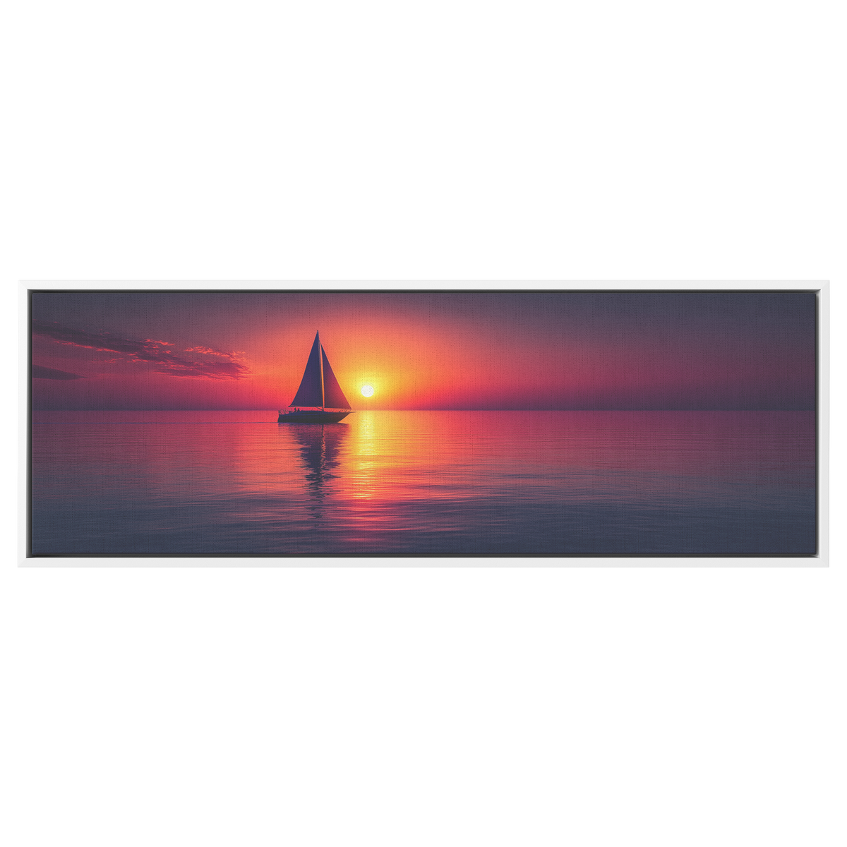 Peaceful_Sunset_Calm_Ocean_Sailboat_Silh_White_Framed_Canvas_H_Panoramic_Main_Mockup.png