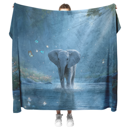 Photorealistic_Baby_Elephant_Splashing_I_H_Blanket_Model_Mockup.png