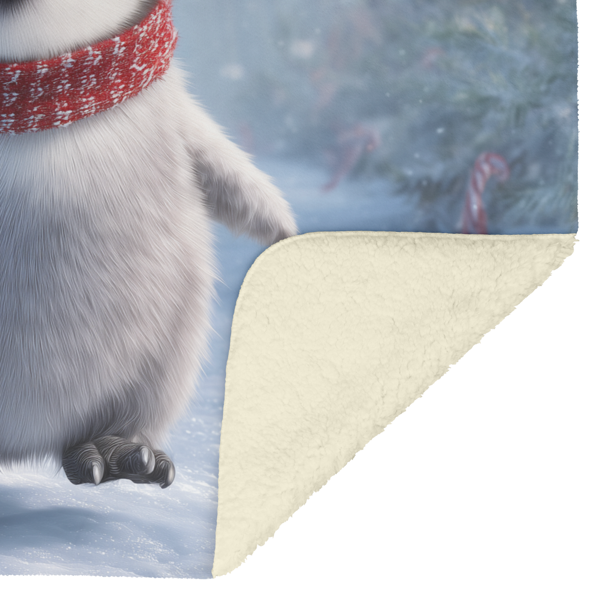 Photorealistic_Baby_Penguin_With_Red_Sca_H_Blanket_Sherpa_Mockup.png