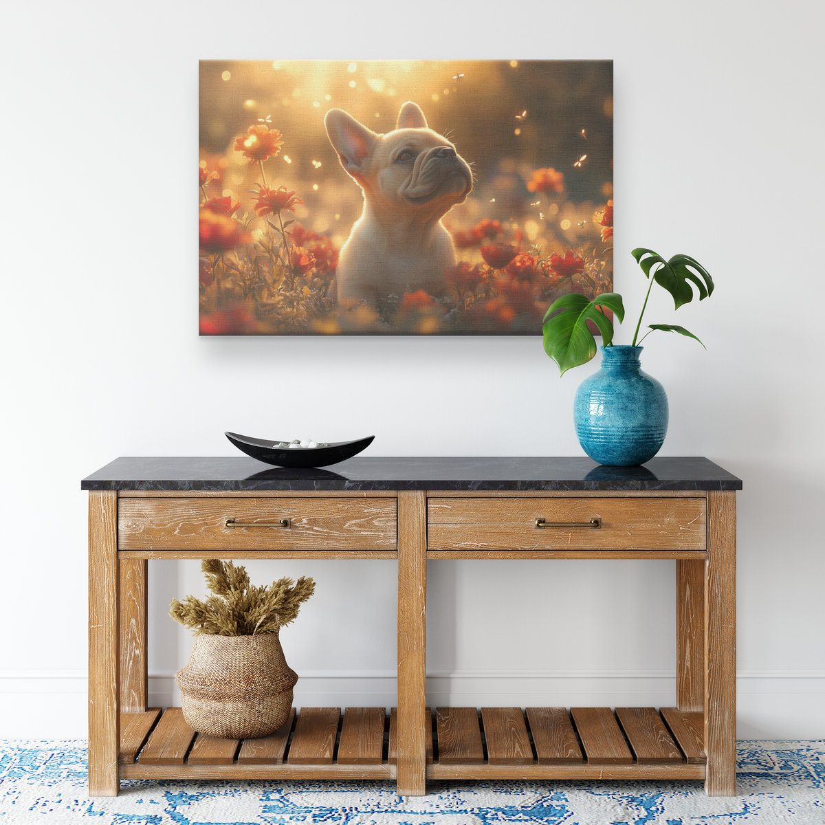Playful_Bulldog_Puppy_Sitting_in_Glowing_H_Rectangle_Smaller_Lifestyle_Mockup.png
