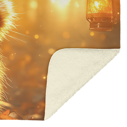 Raccoon_Peering_at_Glowing_Lanterns_Hang_H_Blanket_Sherpa_Mockup.png