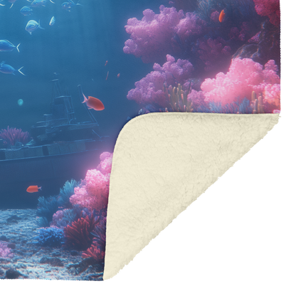 School_of_Blue_Tangs_Swimming_Near_Glowi_H_Blanket_Sherpa_Mockup.png