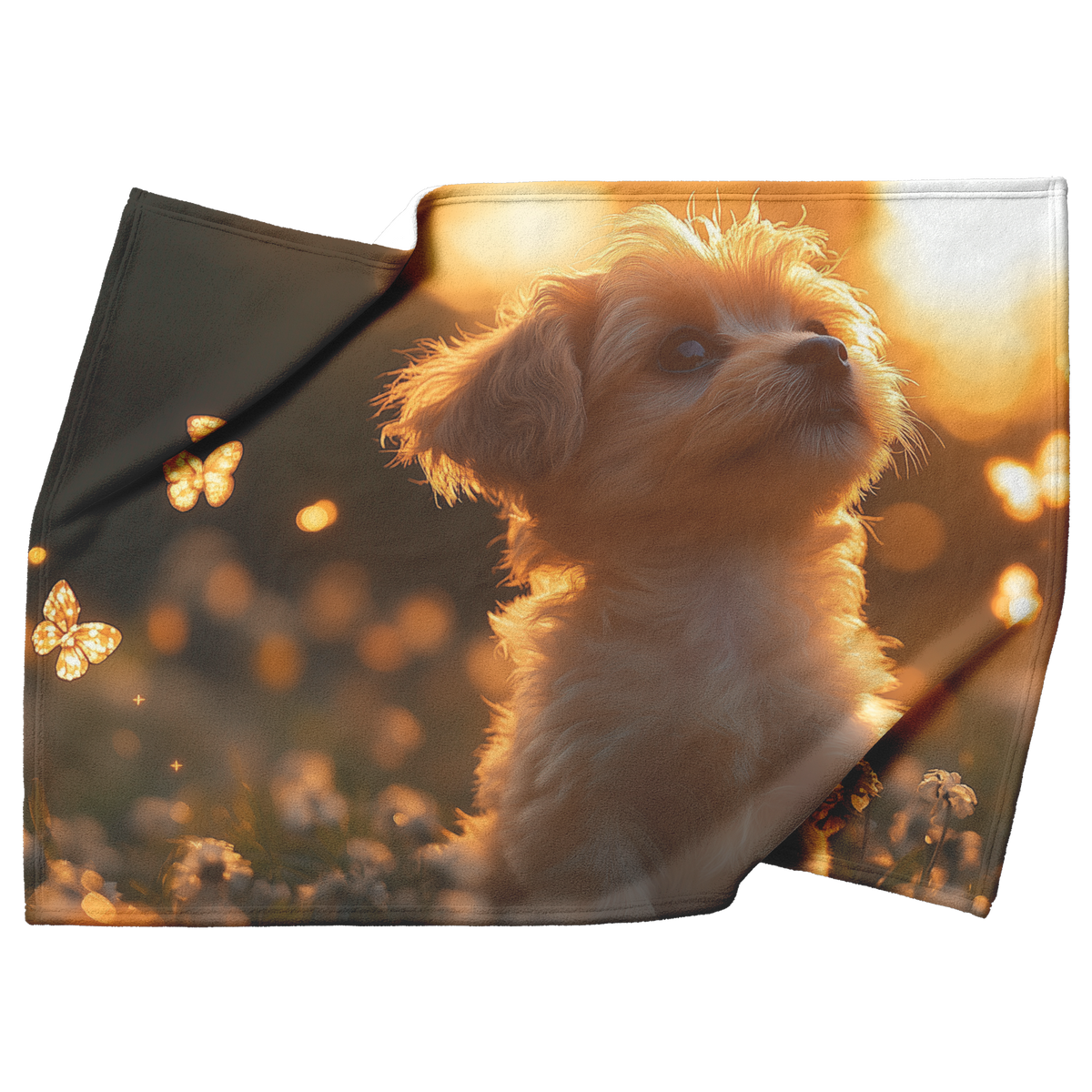 Shih_Tzu_Puppy_Sitting_in_Glowing_Sunlit_H_Blanket_Top_Bottom_Folds_Mockup.png
