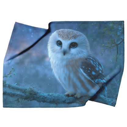 Sleepy_Owl_With_Blue_Eyes_Perched_On_Sta_H_Blanket_Top_Bottom_Folds_Mockup.png