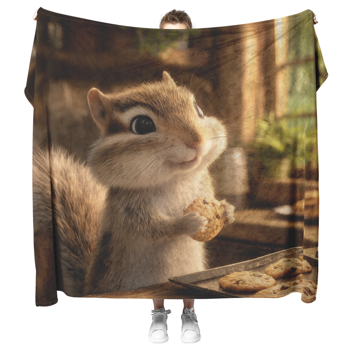 Squirrel_Baking_Cookies_In_Cozy_Kitchen__H_Blanket_Model_Mockup.png