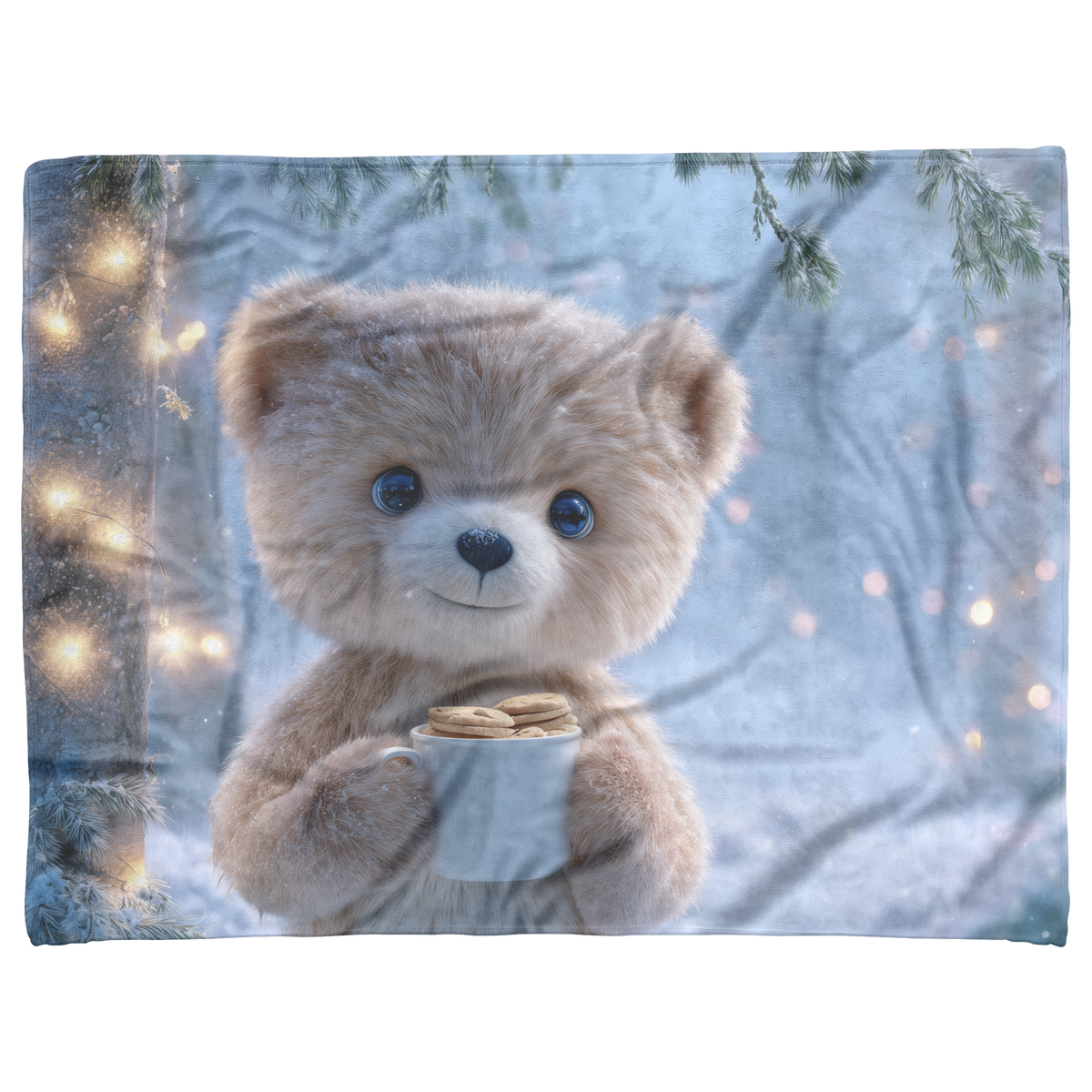 Teddy_Bear_Tea_Party_In_Snow_With_Cookie_H_Blanket_AS_Flat_Mockup.png
