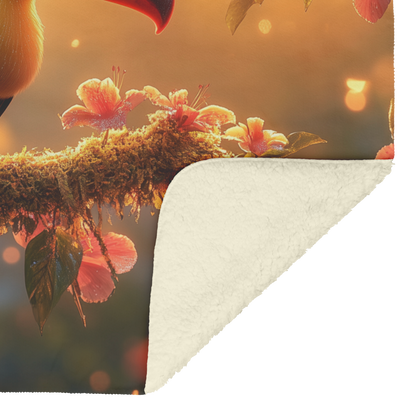Toucan_on_Glowing_Mossy_Branch_with_Trop_H_Blanket_Sherpa_Mockup.png