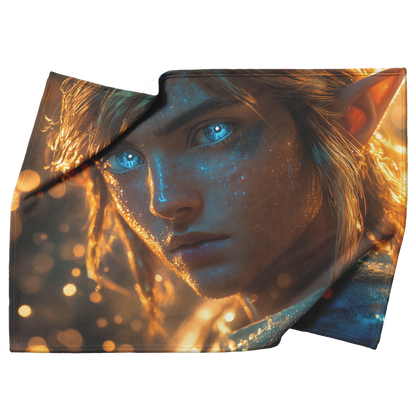Vibrant_Design_of_Link_With_Master_Sword_H_Blanket_Top_Bottom_Folds_Mockup.png