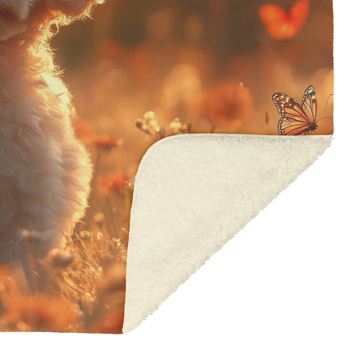 White_Poodle_in_Glowing_Meadow_with_Butt_H_Blanket_Sherpa_Mockup.png