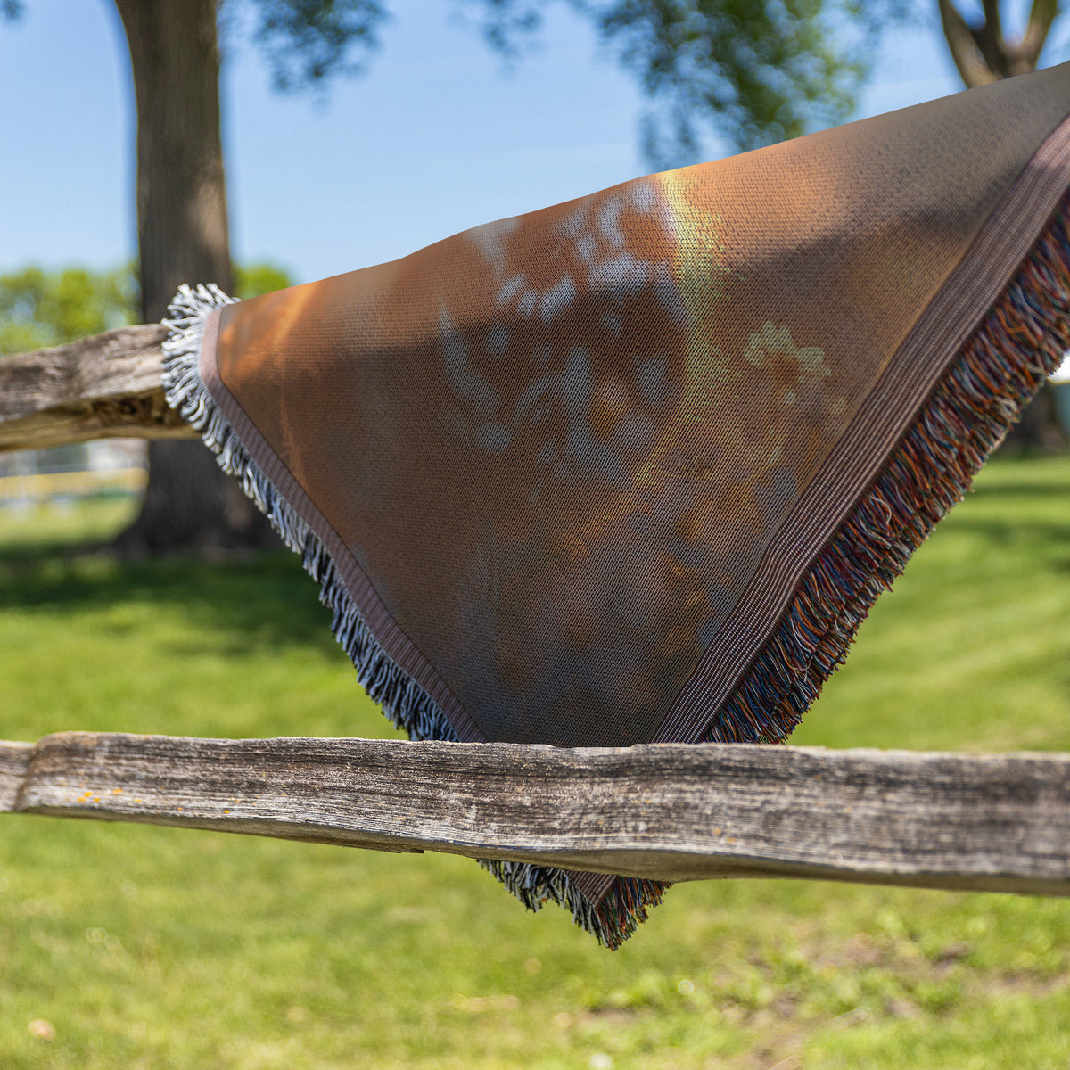 Adorable Baby Deer Woven Throw Blanket Serene Wildflower Meadow Wildlife Decor Perfect for Nature Lovers Cozy Home Living Room or Office Accent - Awakening Righteousness
