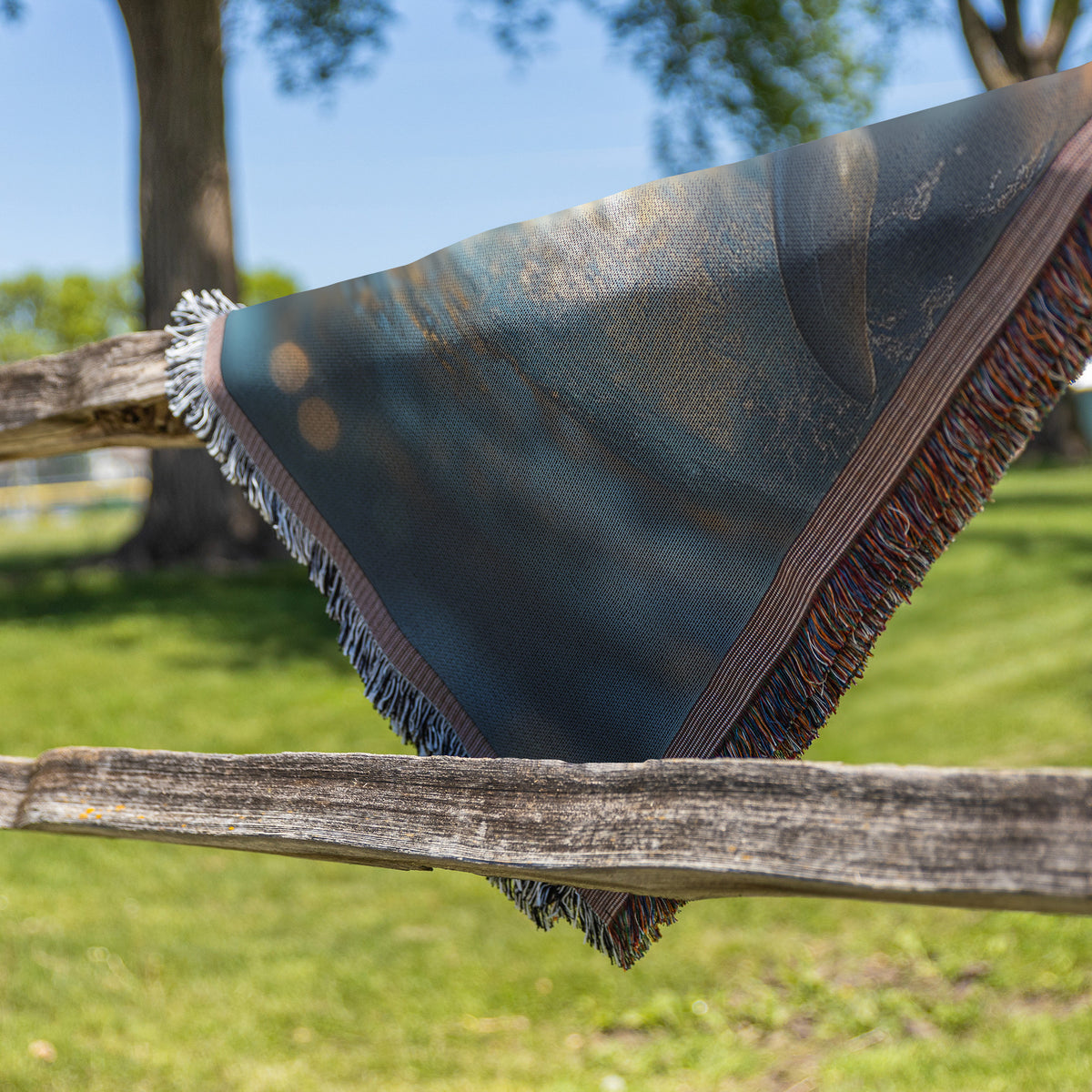 Joyful Dolphins Christian Throw Blanket  Cozy Woven Kids Comfort Blanket with Hope  Holy Faith Inspired Prayer Healing Blanket For Children - Awakening Righteousness