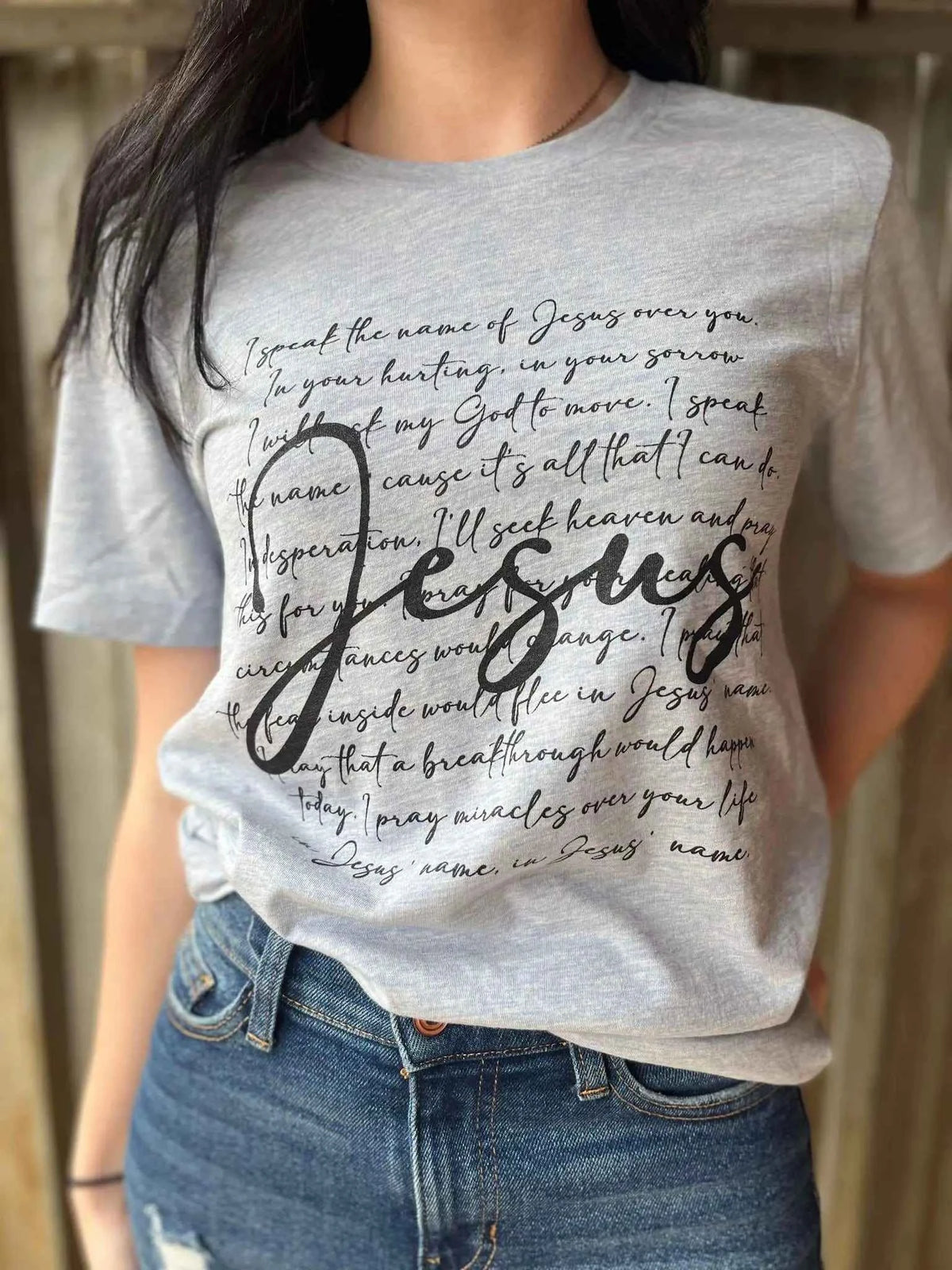 I Speak The Name of Jesus Christian Clothing T Shirt