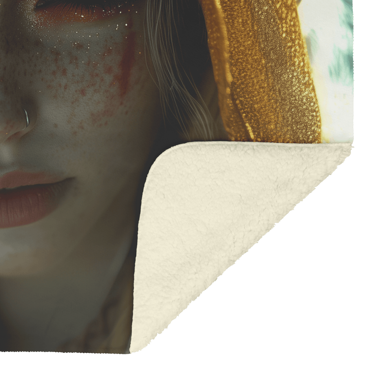 Blood Elf Rogue Fleece Sherpa Blanket Hidden Shadows Golden Highlights Silver Reflections Stealthy Powerful WoW Design - Awakening Righteousness