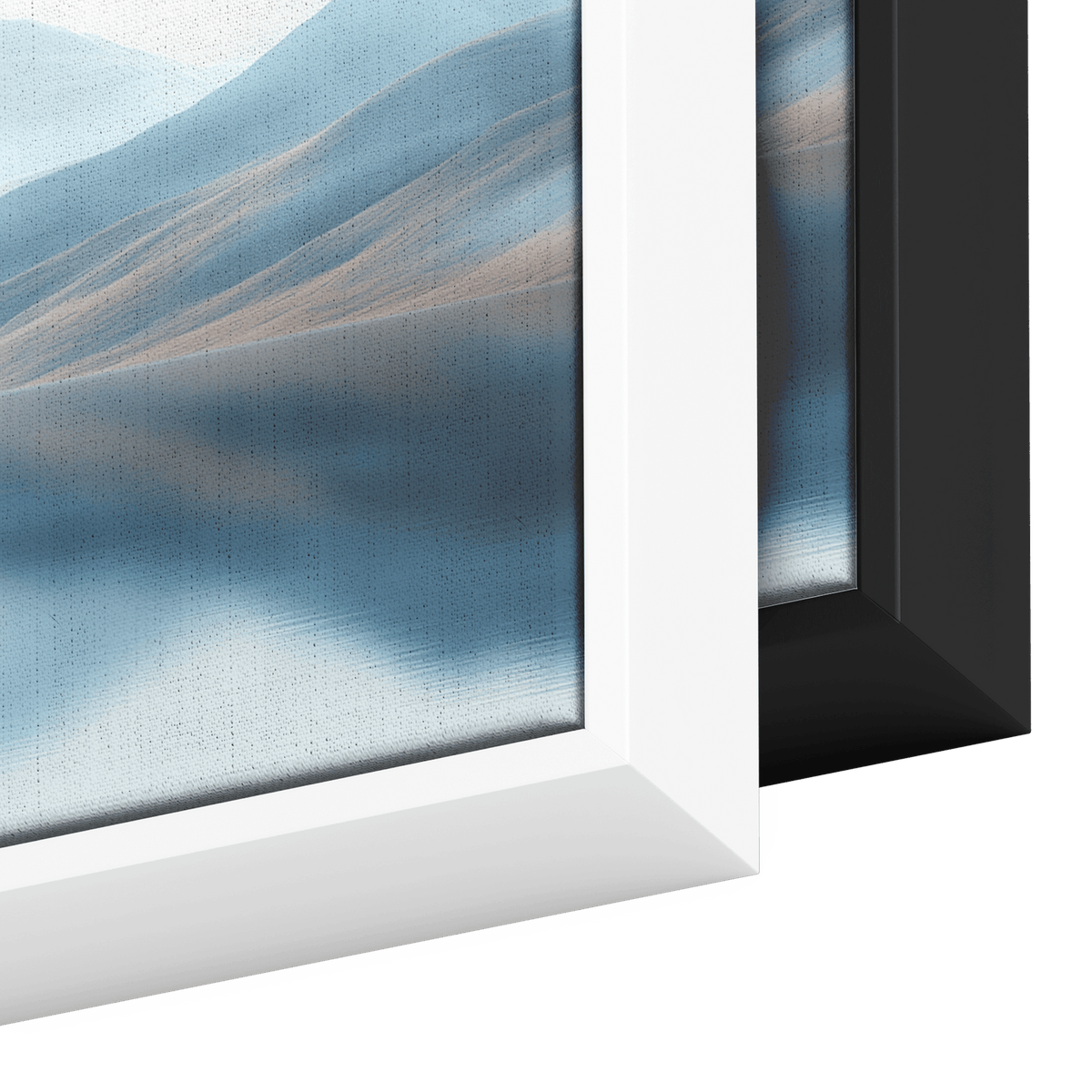 Calm Lake Scene Soft Beige Hills Muted Reflections Ultra High Definition Minimalist Elegance Panoramic Framed Canvas Wall Art - Awakening Righteousness