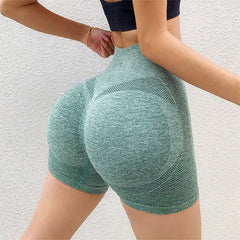 Comfortable High Waist Aesthetic Fitness Shorts For Women - AWAKENING AESTHETICS