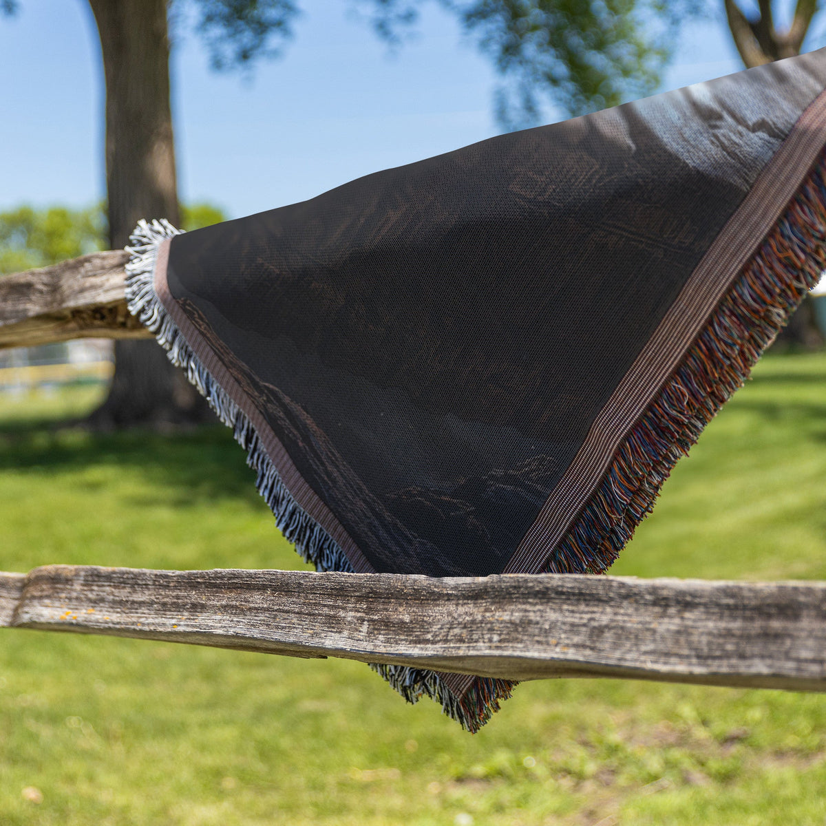 Flat Earth Firmament with Ancient Hieroglyphs Woven Throw Blanket - Awakening Righteousness