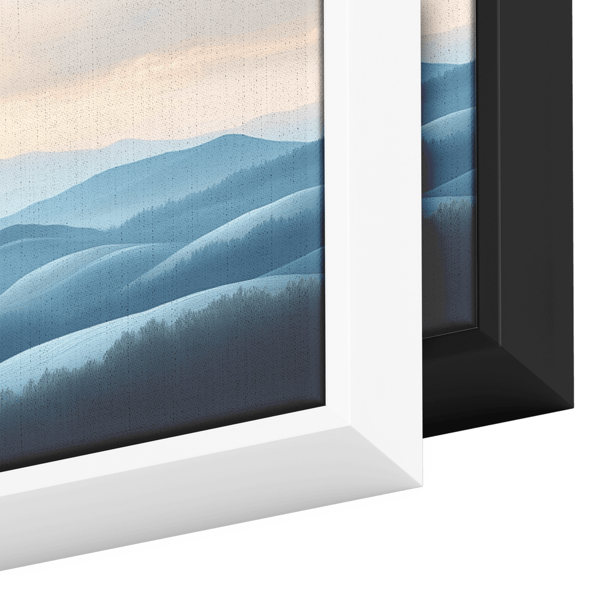 Minimalist Panoramic Artwork Rolling Hills Soft Taupe Palette Muted Highlights Ultra High Definition Tranquil Elegant Panoramic Framed Canvas Wall Art - Awakening Righteousness