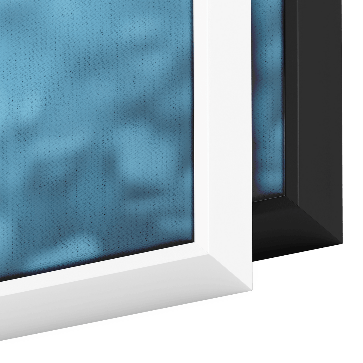 Minimalist Single Stem Floral Artwork Wildflower Soft Shading Light Blue Background Ultra High Definition Delicate Simplicity Panoramic Framed Canvas Wall Art - Awakening Righteousness
