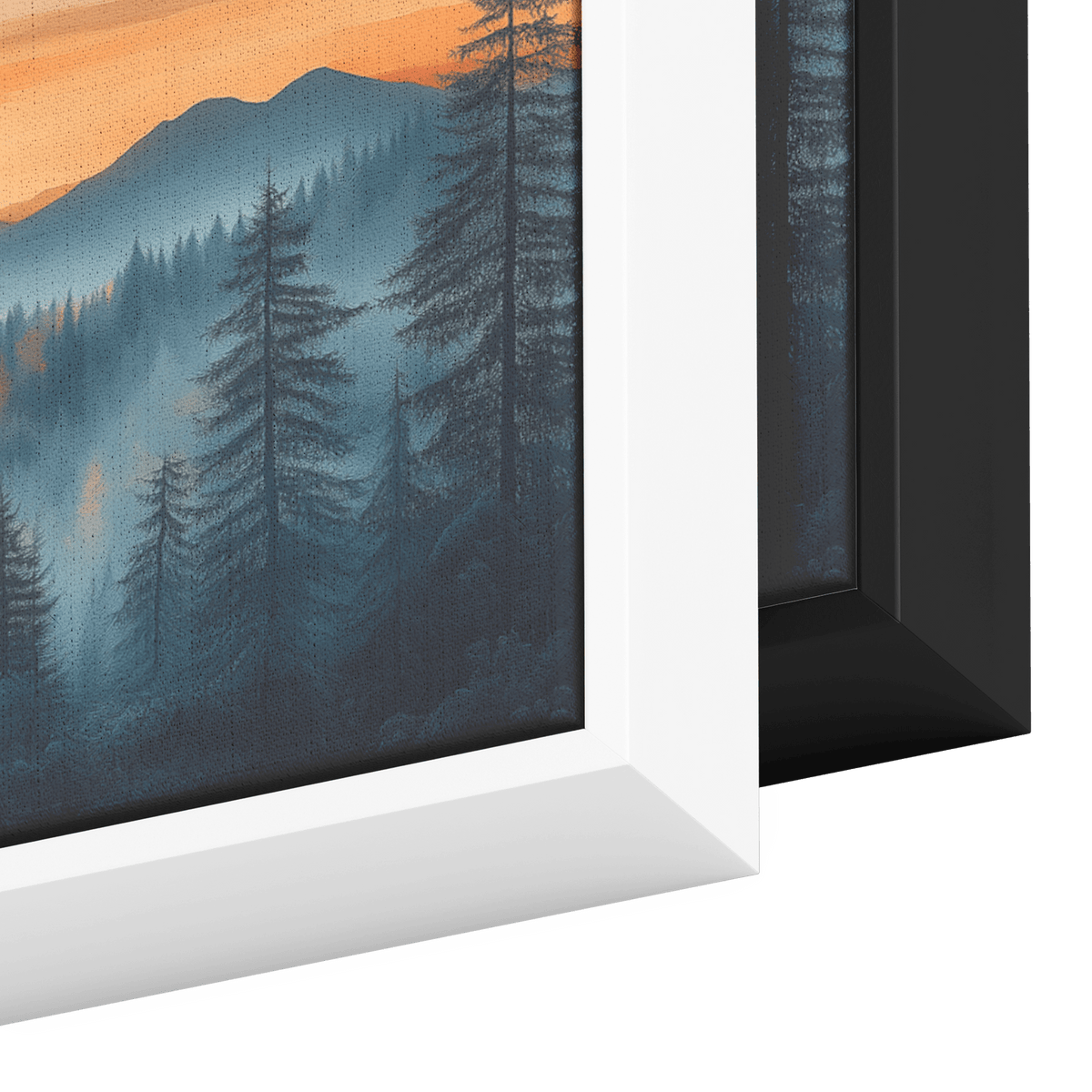 Panoramic Nature Illustration Rolling Hills Sparse Forests Minimalist Linework Soft Gray Beige Tones Ultra High Definition Serene Design Panoramic Framed Canvas Wall Art - Awakening Righteousness