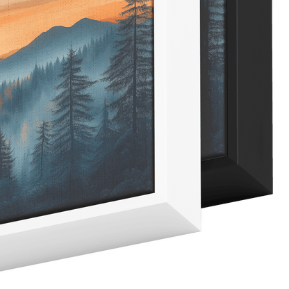Panoramic Nature Illustration Rolling Hills Sparse Forests Minimalist Linework Soft Gray Beige Tones Ultra High Definition Serene Design Panoramic Framed Canvas Wall Art - Awakening Righteousness