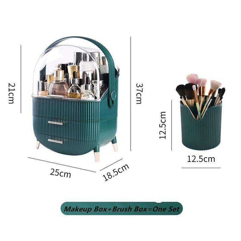 Image of Makeup Brush Lipstick Cosmetics Rack Box Organizer