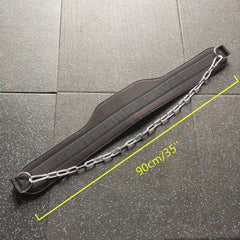 Thick Neoprene Weight Lifting Belt with Chain Dipping